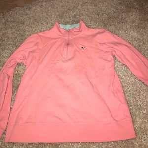 Vineyard Vines Pink Quarter Zip